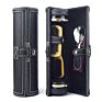 Portable Pu Leather Shoe Cleaning Kit in Black