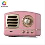 Portable Retro Bt Radio Speaker with Fm Retro Radio Blue Tooth Speaker Mini Music Player Tv Shape Wireless Speakers