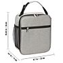 Portable Soft Thermal Lunch Food Delivery Bag Tote Insulated Cooler Bag with Shoulder Strap