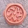 Pp Bone Pattern Slow Feeder Dog Bowl Pet Non-Slip anti Choke Slow Eating Bowl