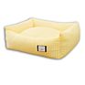 Pp Cotton Fluffy Washable and Design Fully Removable Multicolor Comfortable Fabric Warm Pet Cat Dog Bed