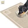 Prevents Floors Flexible and Easy to Clean Pet Feeding Mat