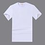 Print Pure Cotton White Blank Plain Tshirt Short Sleeve Unisex Men's Women's T Shirt for Men Women