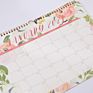 Printed 18 Monthly Wall Calendar of Thick Paper 14.6" & 11.5" Jul Dec with Twin-Wire Binding & Hanging Hook