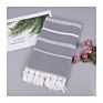Printed Luxury Beach Stripe Logo Beach Towel