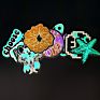 Custom printing die cut logo stickers vinyl decals