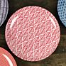 Printing Dishes Multicolor Unbreakable round Melamine Home Use Party Plastic Plates