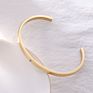 Product Adjustable Hand Zircon Jewelry 18K Gold Friendship Cuff Girls Bangle Bracelet