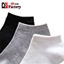 Production Disposable Low Cut Ankle Socks Black White Gray Mens Business Socks