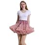 Professional Made Girls Women Adult Chiffon Soft Dance Skirt, 3Layers Tulle Tutu Pettiskirt Underskirt