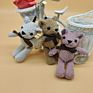 Promotion Customized Pattern Diy Handmade Crochet Amigurumi Knitted Rainbow Bunny Stuffed Baby Toy Animal Pet Toy