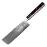 Promotional Chef's Knife 7.5 Inch Damascus Steel Santoku Knife Cleaver Nakiri Knives with Resin Handle