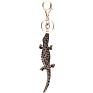 Promotional Gift Diamante Key Chain Crocodiler Alligator Keychain Sea Animal Shape Keychain for Boys