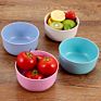 Promotional Gift Eco-Friendly Biodegradable Wheat Straw Bowl Plastic Tableware 4Pcs Kids and Baby Bowls