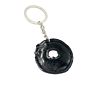 Promotional Novelty Lovely Food Fastfood Donut Soft Pvc 3D Resin Kawaii Doughnut Keychain