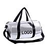 Promotional Waterproof Pu Leather Female Yoga Sports Bag Male Cylinder Shoulder Gym Travel Bag