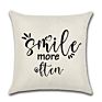 Proverbs Series Digital Printing Pillowcase Letter Cushion Cover Home Decor