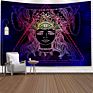 Psychedelic Budhha Tapestry Trippy Mushroom Hand Background Cloth Mandala Pattern Carpet