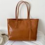 Pu Leather Ladies Office Bags Large Tote Bag Women Shoulder Handbags