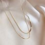 Punk Multi Layered Flat Blade Snake Link Chain Choker Necklace Simple Gold Color Collar Necklaces for Women Jewelry