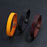Punk Retro Ethnic Style Handmade Leather Bracelet Personality Wild Cowhide Punk Rock Style Bracelet