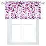 Purple Tree Branch Leaves Valance - 100% Polyester 52X18 Inch Valance 1 Piece/Pack