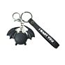 Pvc Black Bat Key Chain Ring Design Modern Popular Exclusive Little Mini 3D Keychain Eco-Friendly Plastic