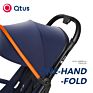 Qtus Lark, Baby Trolley, Poussette, High Landscape, All-Terrain, En1888, One-Handed Steering, Design for Travel