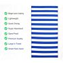 Quick Drying Stripe Large Microfiber Sand Free Beach Towel