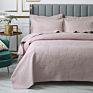 Quilts Bedding Bedspreads Customized Logo Luxury Embroidery Bedspreads Sets Colcha 100% Cotton Home Goods Cotton Bedspread