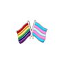 Rainbow Enamel Pins Air Balloon Sky Clouds Flag Heart Brooch Lapel Badge Bag Sexual Minority Jewelry Gift for Friend