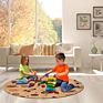 Rainbow Floor Play Mats for Children,Play Carpet Kids Carpet Floor Mat Baby Activity Cork Rubber Play Mat,Child Crawling Mats