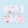 Random 100% Cotton Newborn Baby Mittens