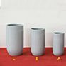 Rectangular Reusable Succulent round Concrete Planter Molds
