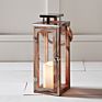 Regular Wooden Indoor Battery Operated Led Flameless Candle Lantern
