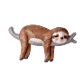 Resin Animal Sculpture Hanging Sloth Wall Decorations Art for Living Room