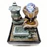 Resin Fountain Interior Decoration Micro Creative Landscape Desktop Geometric Feng Shui Small Pieces 13026