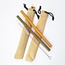 [Retailer`S Choice] Bamboo Drinking Straws Kit, 2 Bamboo Drinking Straws with a Cleaning Brush