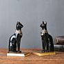 Retro Decoration Study Villa Model Room Soft Ornaments Egyptian Cat Bookend Creative Mascot Cat Bookshelf