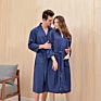 Robe Mens and Women Plush Pajamas Sleepwear Loungewear Hotel Waffle Bathrobe