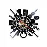 Rock Music Unique Living Room Wall Decor Vintage Vinyl Record Clock