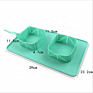 Roll up Mat Dog Bowl Portable Foldable Collapsible Silicone Pet Cat Dog Food Water Feeding Travel Bowl