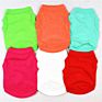 Ropa Para Mascotas Cotton Plain Color Pet Clothes Blank Dog T Shirt