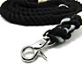 Rope Dog Harness Set Black Cotton Leash for Dogs