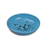 Round Ceramic Gloss Dog Bowl Rust Orange Size Medium Durable Dog Food and Water Pet Dish