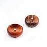 Round Mini Wood Incense Stick Holder Rosewood Style Incense Crafts Home Office Decoration