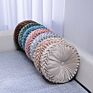 Round Pillow Seat Cushion Nordic Pumpkin Pillow Luxury Solid Color Velvet Pillow Living Room Wheel round Futon Cushion