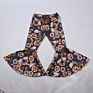 Rts Childrens Boutique Clothing Kids Set T Shirt Bell Bottom Pants Pumpkin Halloween Printing Girls Fall Outfit