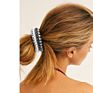 Rts Metal Punk Telephone Wire Coil Gum Elastic Hair Band Hair Tie Hairband Ponytail Holder Bracelet
