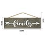 Rustic Wooden Welcome Sign Hanging Family Sign